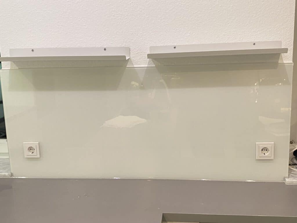 Individuell gestaltete Küchenrückwand