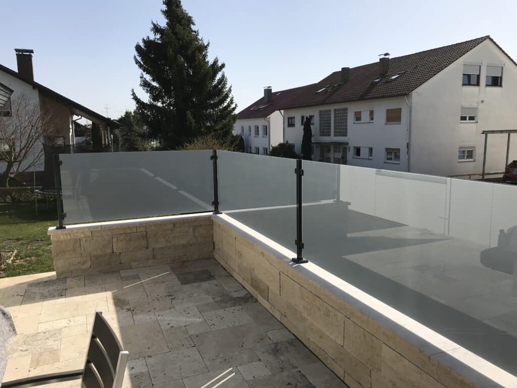 Projektbeispiel für Sichtschutz im Außenbereich
